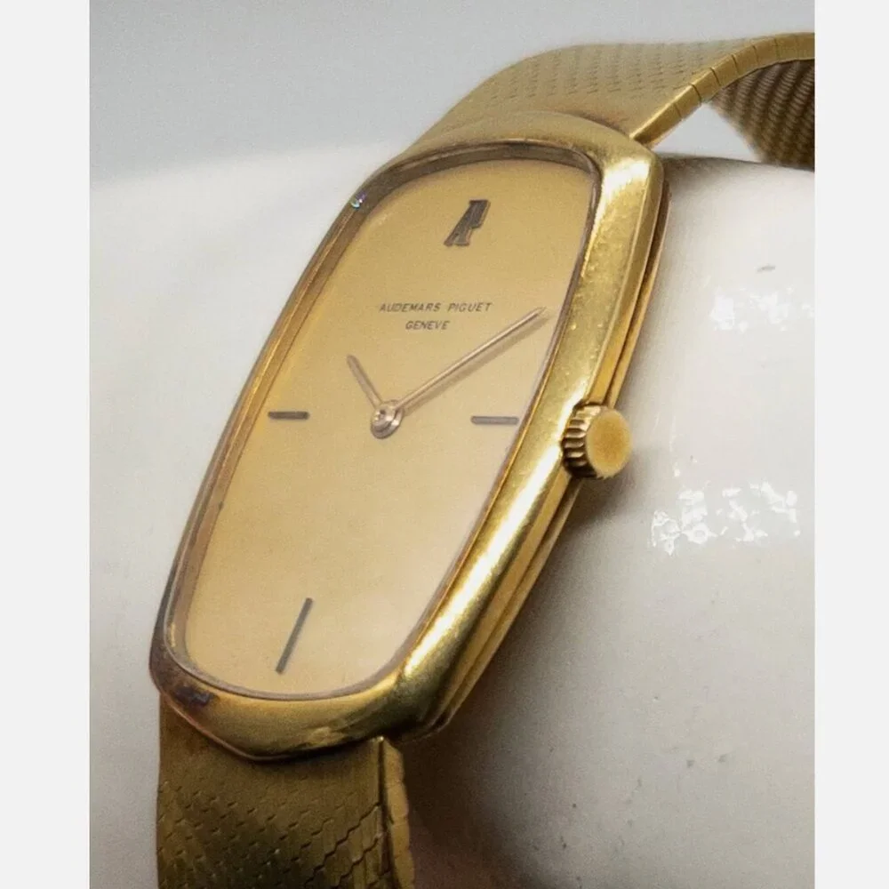 Vintage Audemars Piguet Mens 18k Yellow Gold Dress Watch